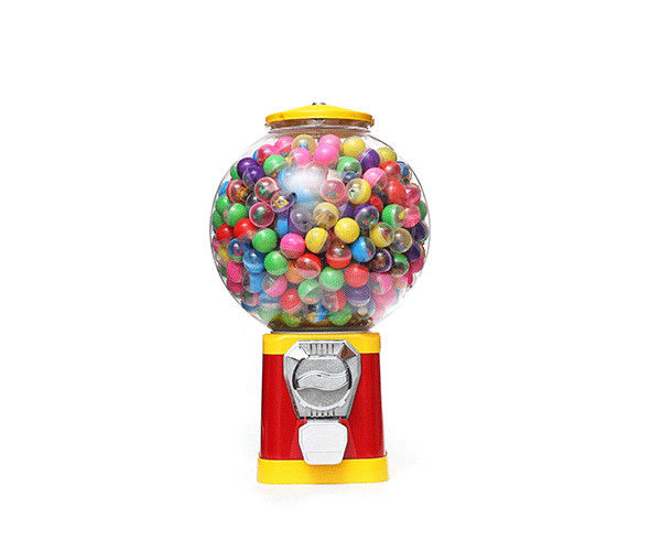 Gumball Toy Balls Capsule Vending Machine , Mini Round Vending Machine Game Token