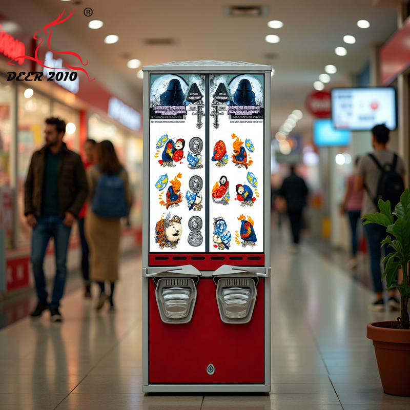 بيع ستة ألوان اختيارية 2 عمود آلة بيع ملصقات صور الوشم