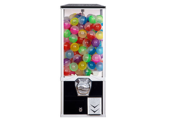 آلة بيع gumball كبسولة الإمدادات 10.5kgs 67cm مول PC المعادن السوداء عدو