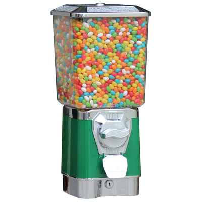 آلة بيع gumball العتيقة أخضر 3.6kgs 45CM معدن لمركز اللعبة